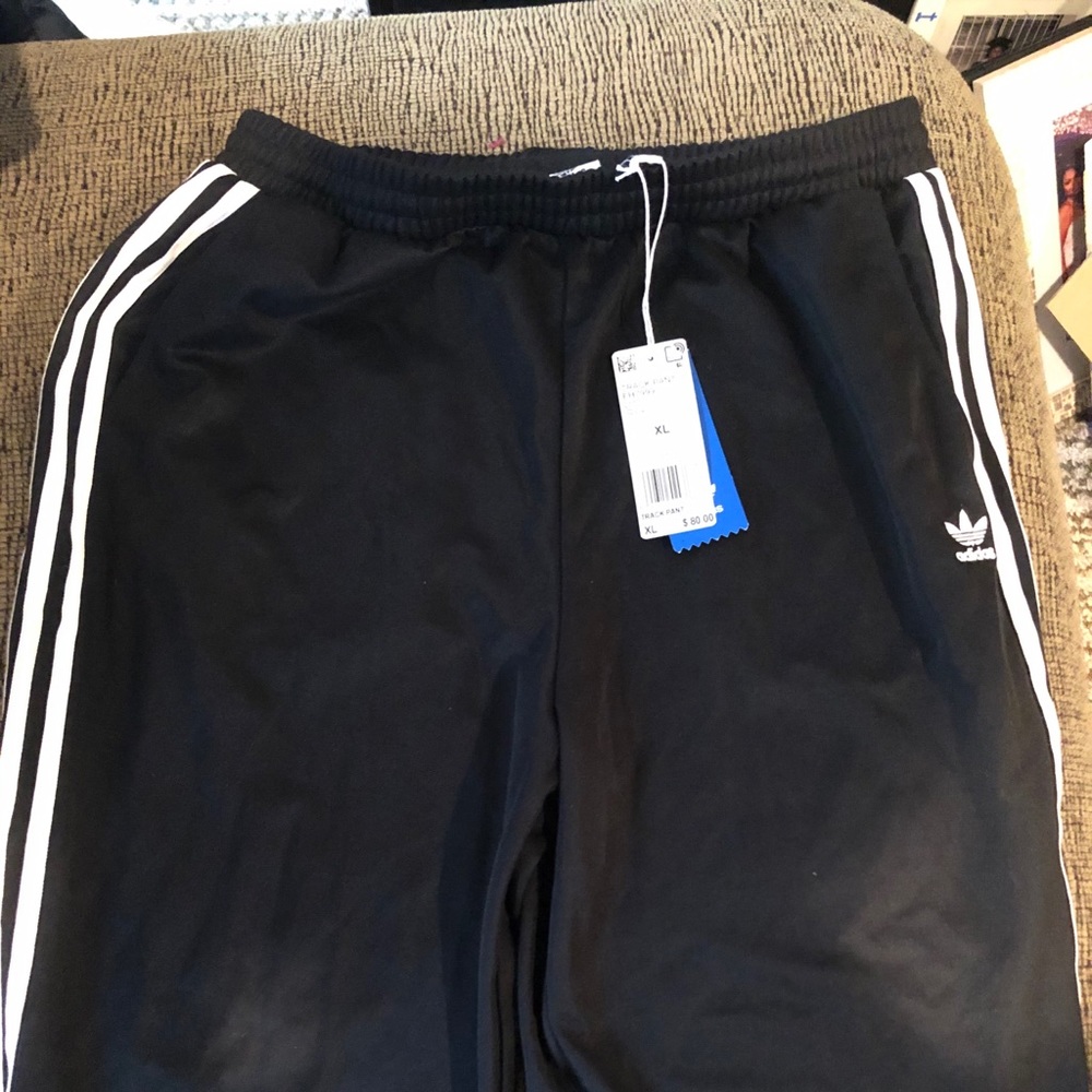 Adidas Track Pants with Bottom Bow-Tie
